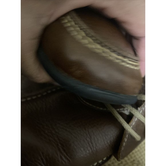Sandro Moscoloni Brown Leather Lace Up Comfort & Soft Gel Oxford Shoes 9.5D main image 7